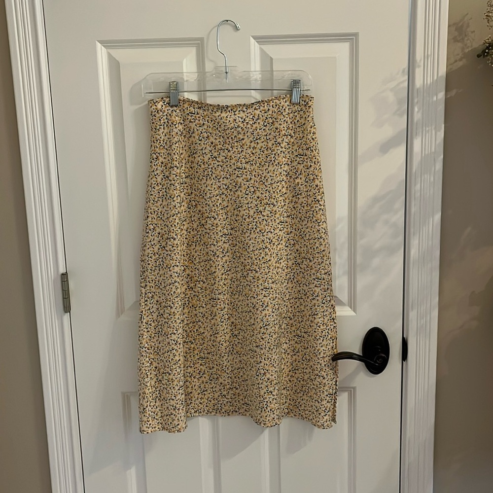 Floral Midi Skirt